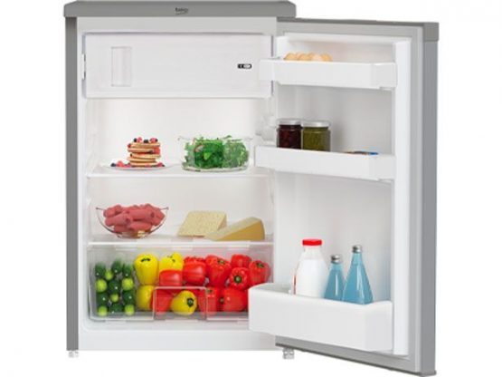 BEKO 55CM SILVER ICE BOX FRIDGE  UR4584S