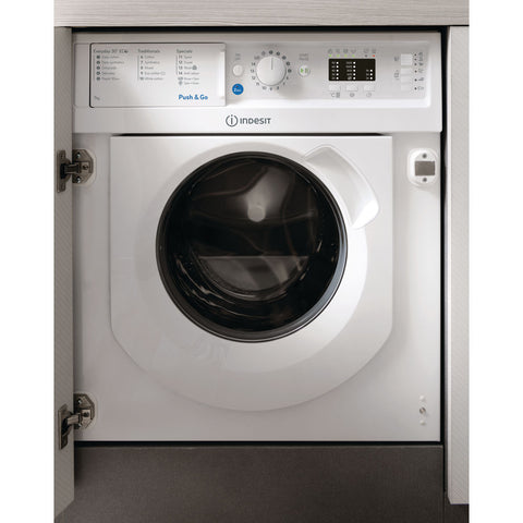 Indesit BI WMIL 71252 UK Integrated Washing Machine - White