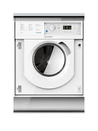 Indesit 7KG/5KG 1200 Spin Integrated Washer Dryer - White | BIWDIL75125