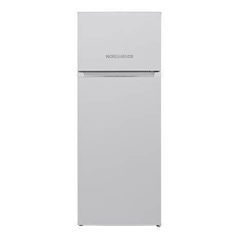 NordMende 54cm Freestanding 144cm Top Mount Low Frost Fridge Freezer White