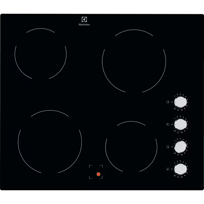 Electrolux Ceramic Hob With Control Knobs EHF6140ISK