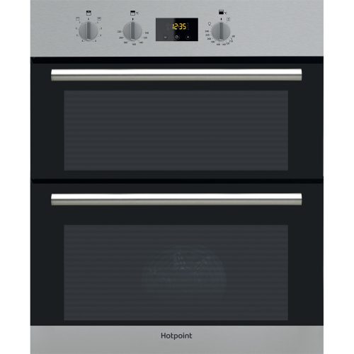 HOTPOINT STAINLESS STEEL DOUBLE BUILT UNDER OVEN DU2540IX