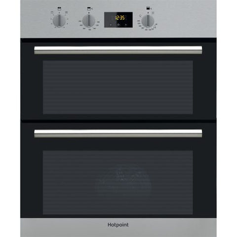 HOTPOINT STAINLESS STEEL DOUBLE BUILT UNDER OVEN DU2540IX